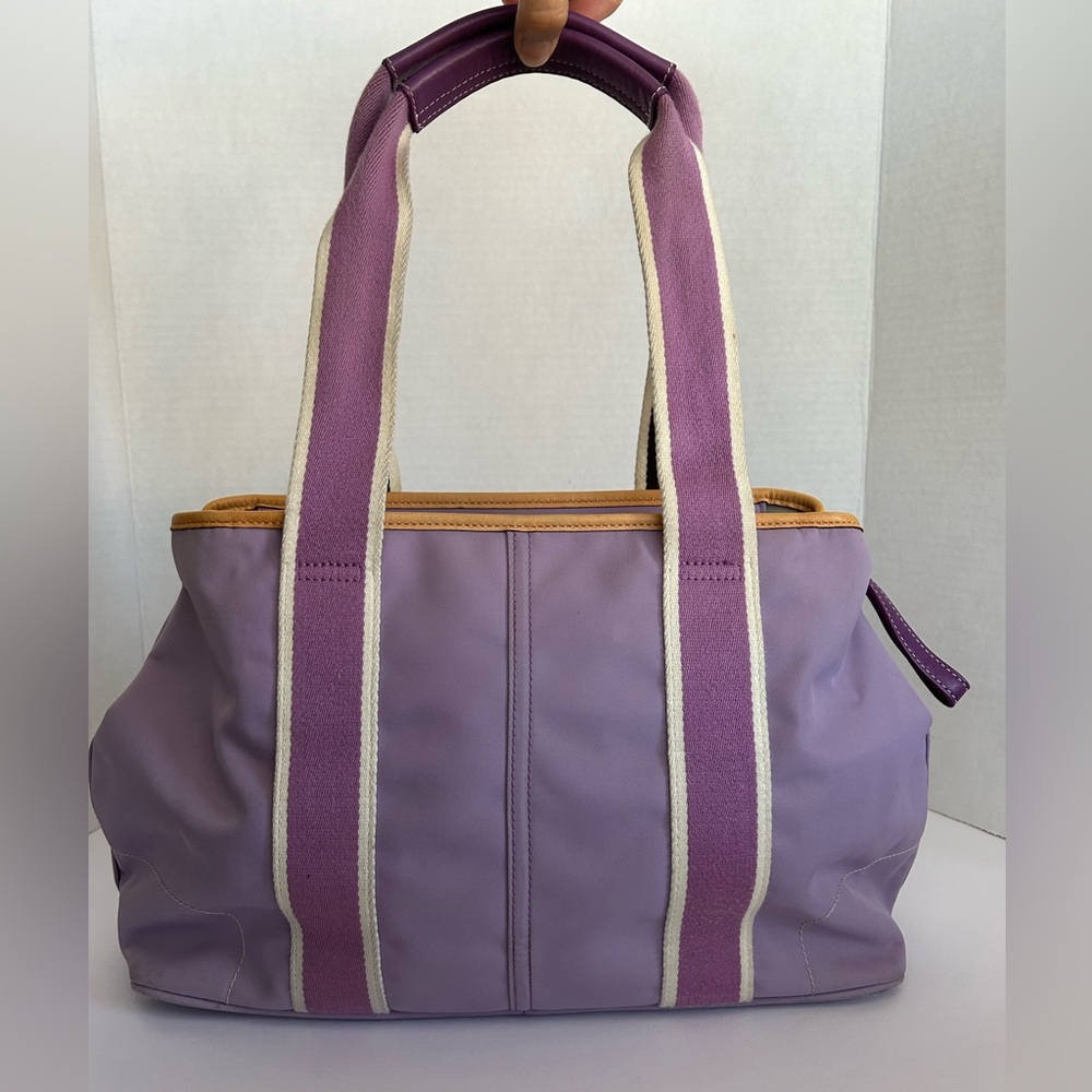 Vintage Purple Coach Women's Tote Bag - Picture 2 of 8